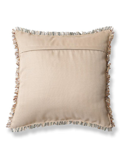 Khwab Handwoven Cotton Neutral Cushion Cover