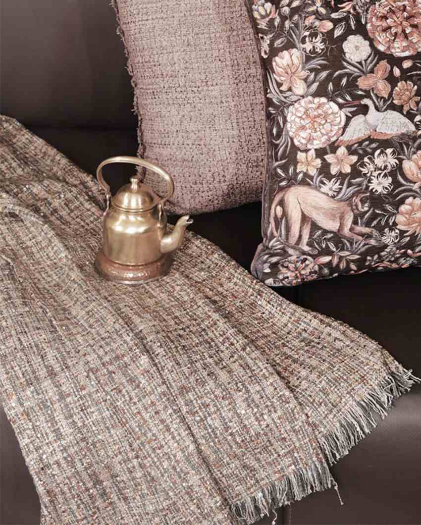 Nayaab Handwoven Cotton Throw | 53 x 53 inches