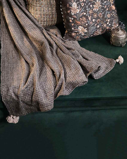 Roshan Handwoven Viscose Throw | 53 x 53 inches