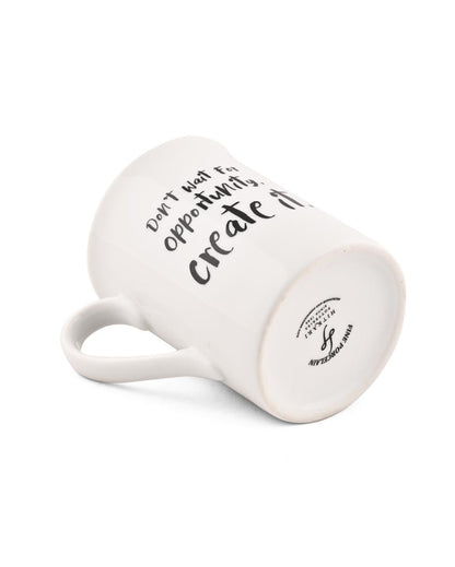 Oppurtunity Porcelain Coffee Mugs | Set Of 2