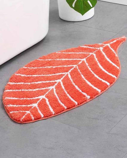 Tufted Leaf Shape Doormat | Single