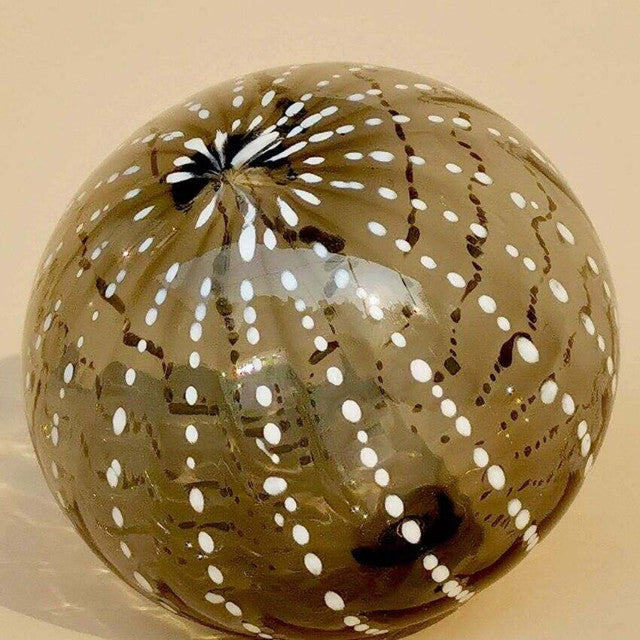 Dotted Design Art Glass Hand Blown Sphere