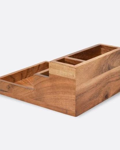 Handcrafted Premium Verstile Lightweight Desk Organizer | 8 x 7 x 4 inches