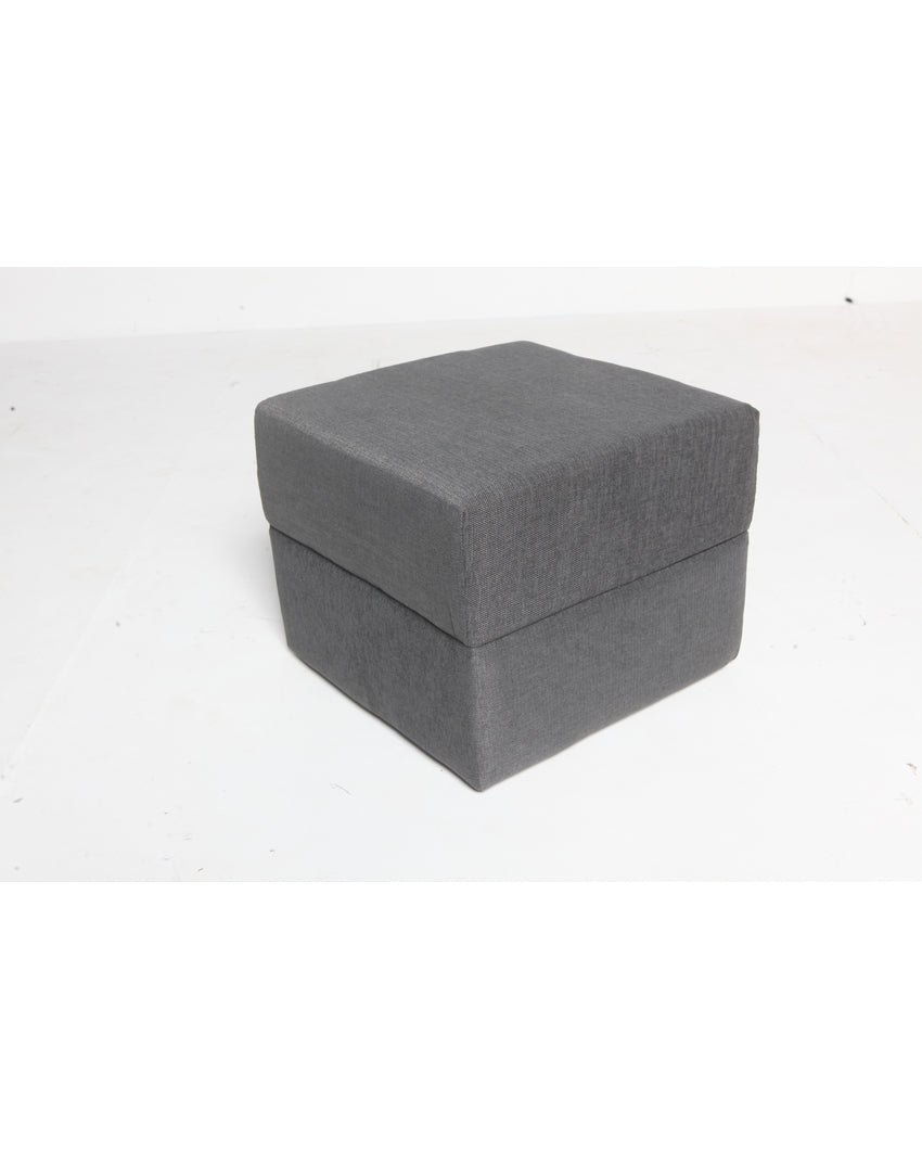 Compact Seating and Storage Agatti Fabric Ottoman