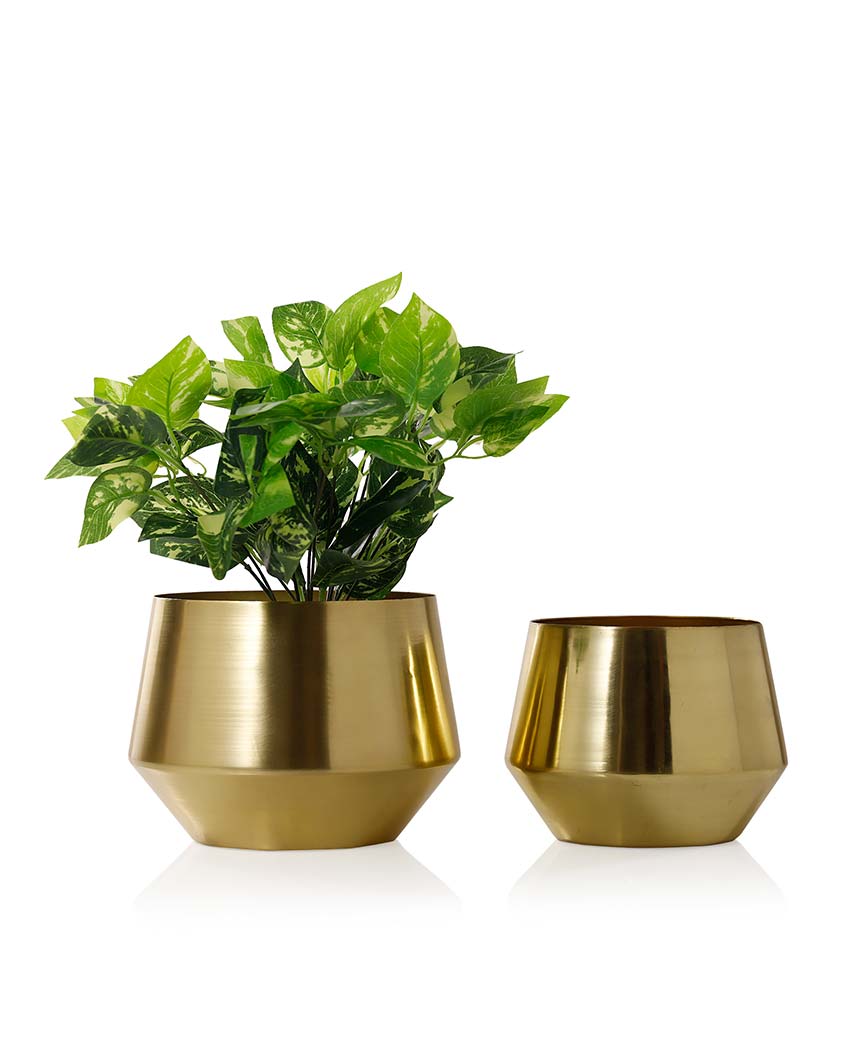 Oak Metal Planter | Plant not included