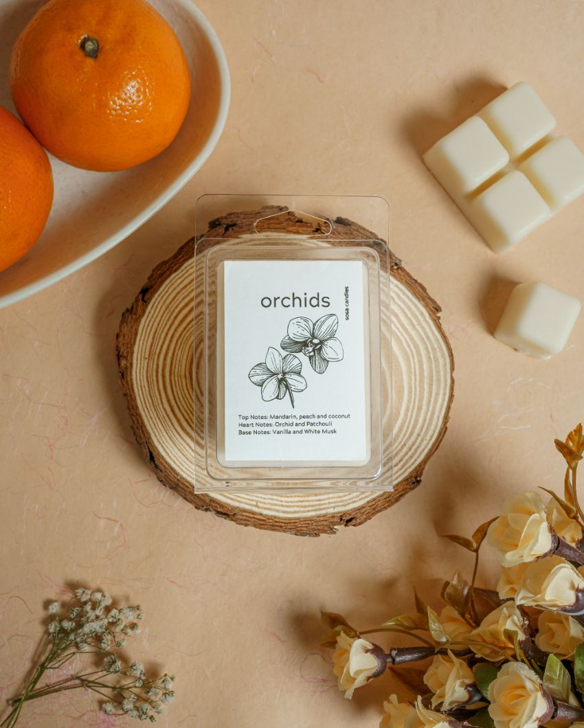 Orchid Fragrance Wax Melts | 2.75 x 2.75 x 4 inches