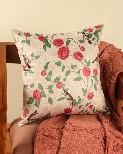 Paatal Printed Velvet Cushions | 16 x 16 inches