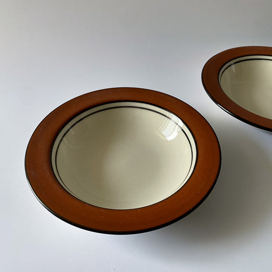 Furano Snack Ceramic Deep Pasta Plate | Set of 2 | 7 Inches