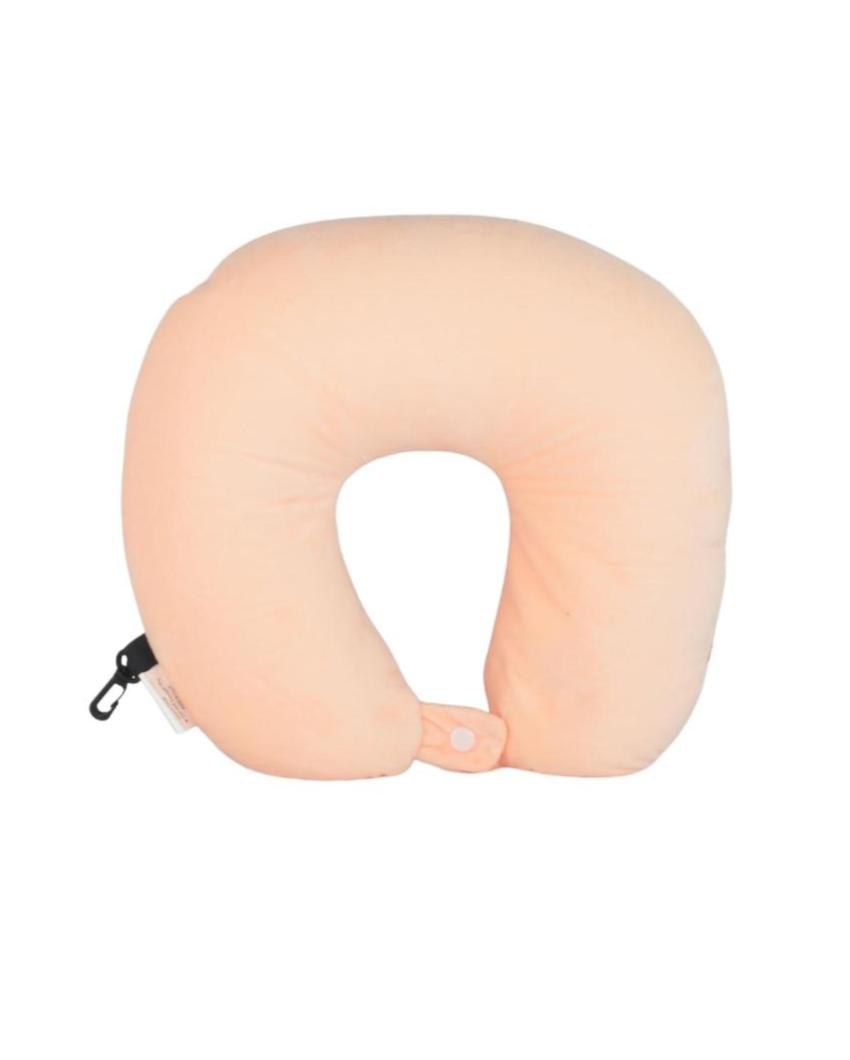 Comfortable Full Head Support Micro Beads Soft Neck Pillow | 9 x 2 inches