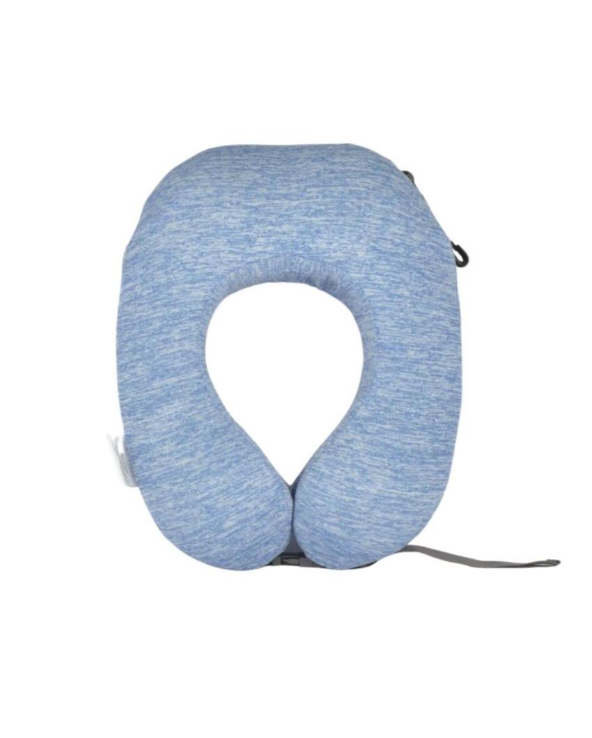 Luxurious Full Head Support Memory Foam Soft Neck Pillow | 12 x 6 x 9 inches