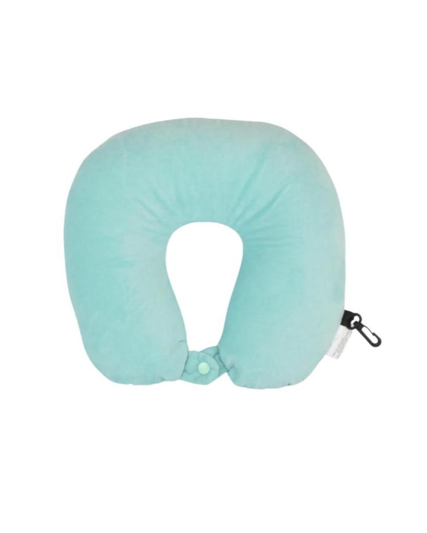 Ergonomic Full Head Support Memory Foam Soft Neck Pillow | 9 x 2 inches