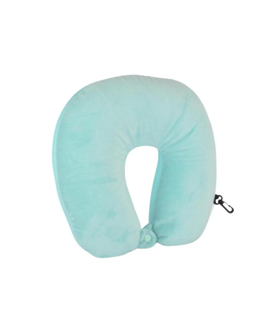 Ergonomic Full Head Support Memory Foam Soft Neck Pillow | 9 x 2 inches