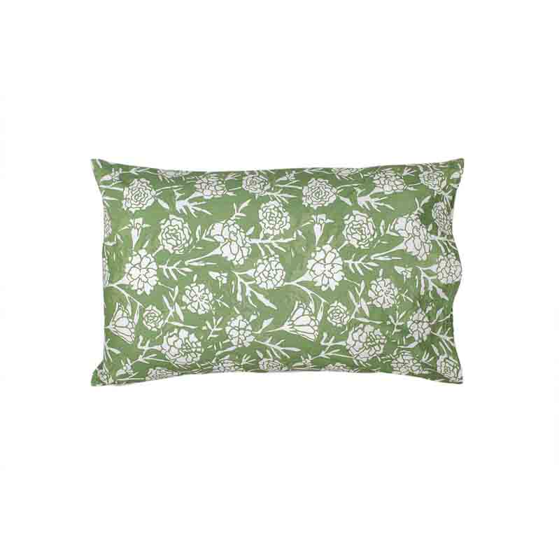 Green Genda Phool Pillow Cover Default Title