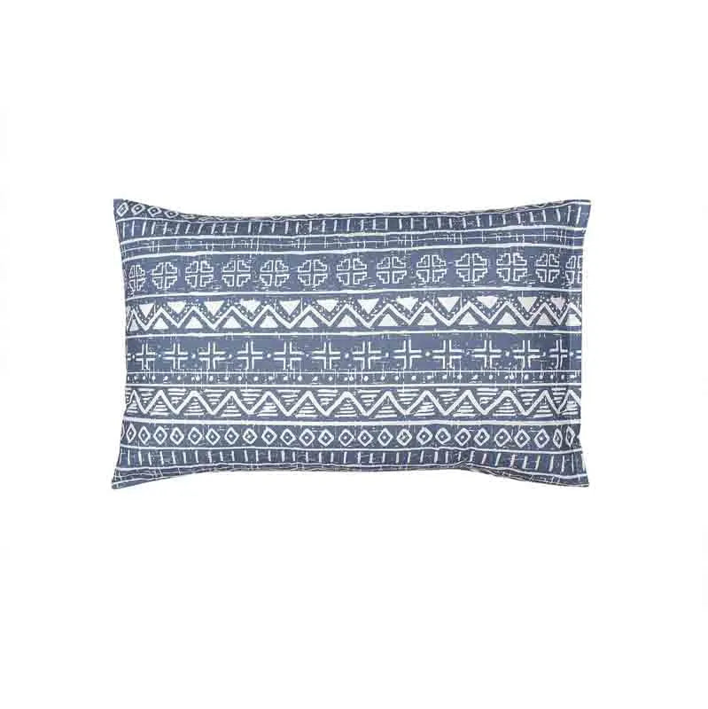 Blue Kullu Patti Pillow Cover Default Title