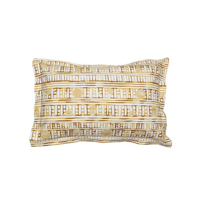 Yellow Sanchi Pillow Covers | Set of 2