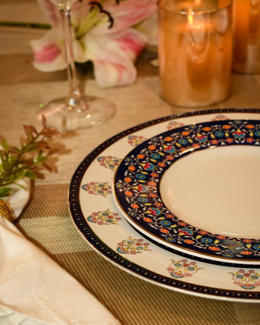 Indian Royalty Porcelain Dinner Set | Set of 33