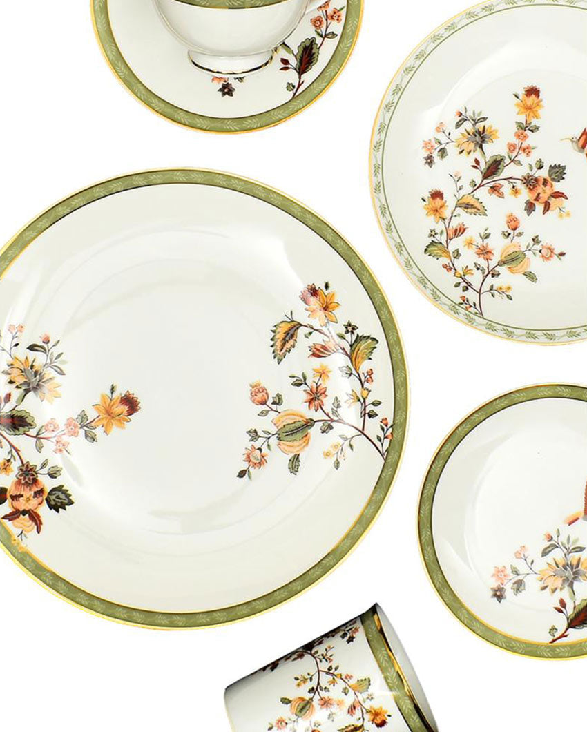 Bloom Porcelain Dinner Set | Set of 21