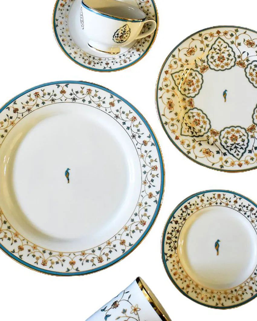 Mavi Porcelain Dinner Set | Set of 21