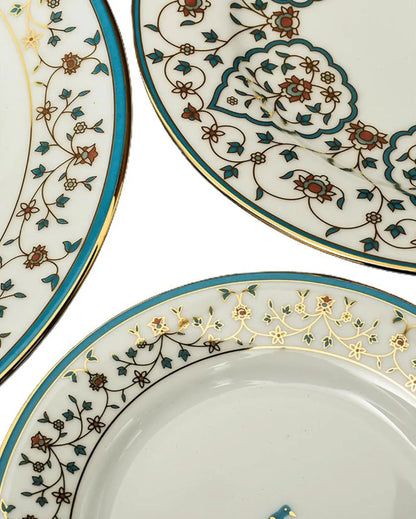 Mavi Porcelain Dinner Set | Set of 21