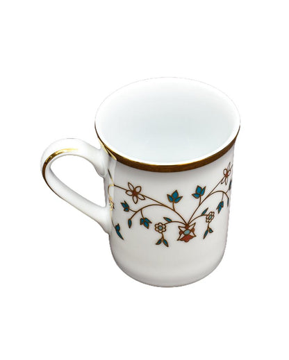 Mavi Classic Porcelain Mugs | Set of 6