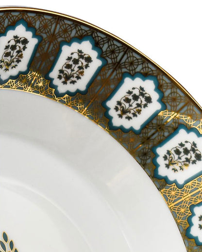 Chinar Porcelain Dinner Set | Set of 21