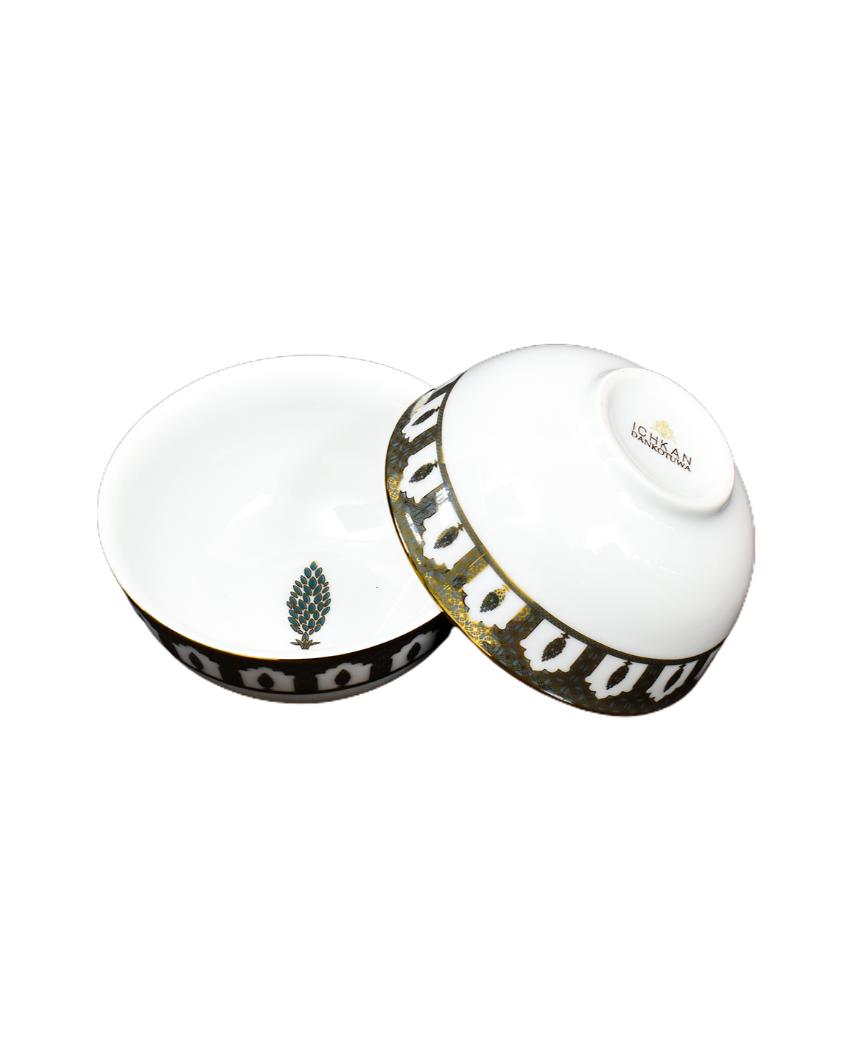 Chinar Porcelain Dinner Set | Set of 21