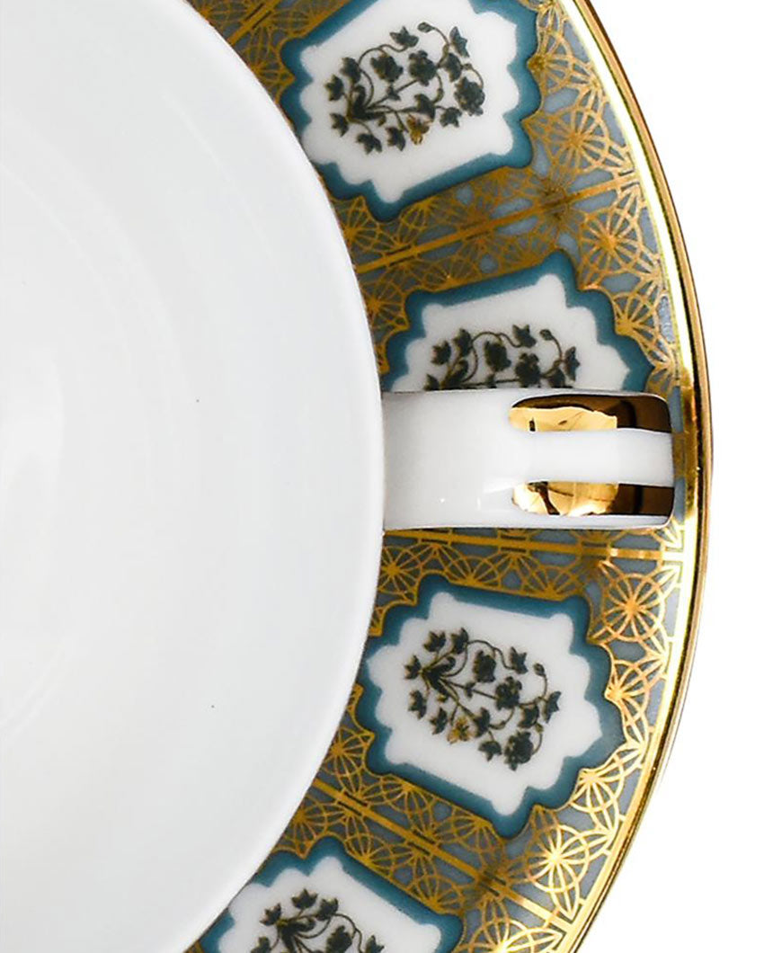 Chinar Porcelain Tea Cup & Saucer | Set of 12