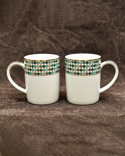 Christolite Slim Porcelain Mugs | Set of 6