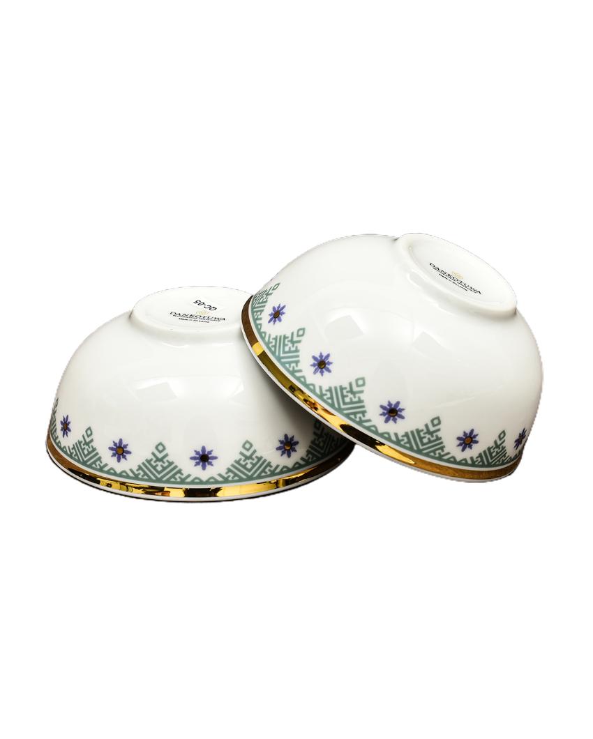 Isabella Gold Porcelain Dinner Set | Set of 21