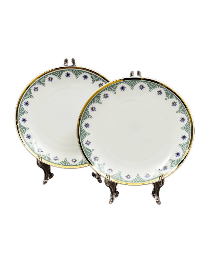 Isabella Gold Porcelain Dinner Set | Set of 21