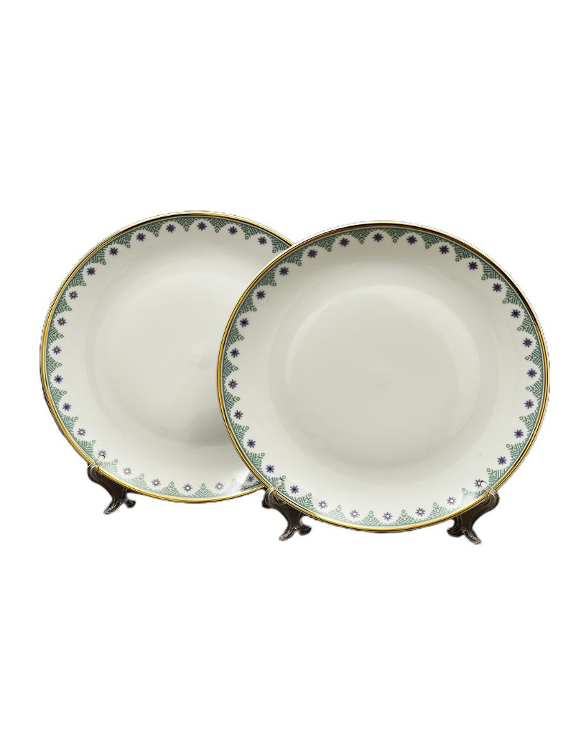 Isabella Gold Porcelain Dinner Set | Set of 21