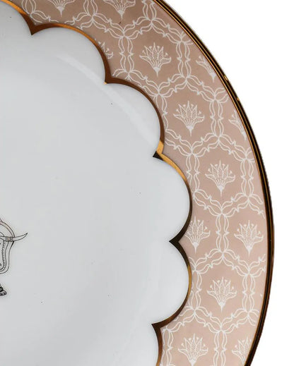 Peach Legacy Porcelain Dinner Set | Set of 21