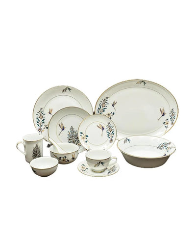 Shahi Porcelain Dinner Set | Set of 33