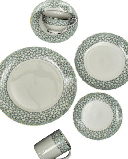 Valera Porcelain Dinner Set | Set of 21