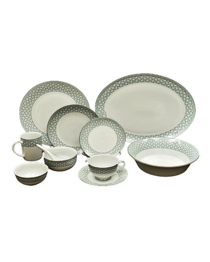 Valera Porcelain Dinner Set | Set of 33
