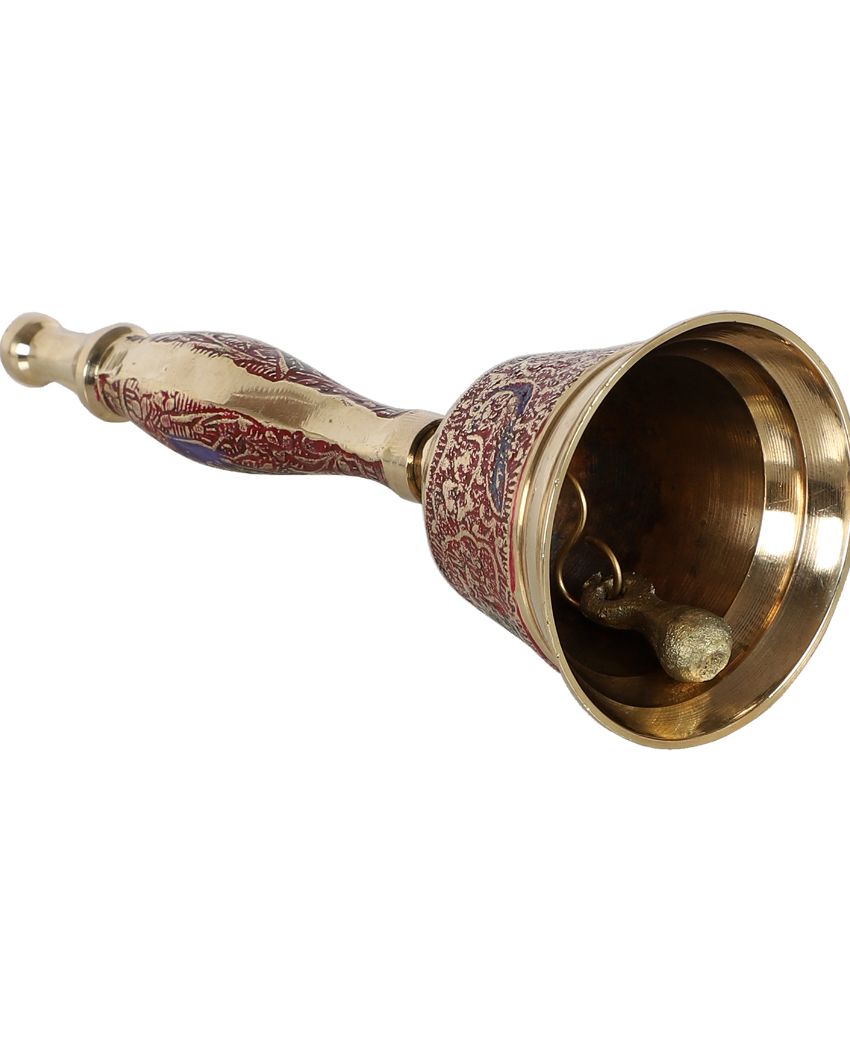 Pink & Gold Brass Bell