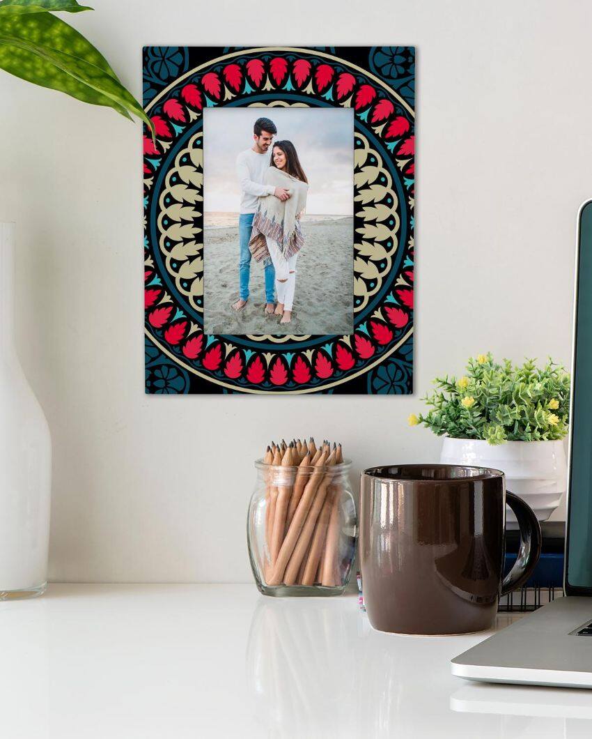 Timeless Mandala Design Multicolor Photo Frame | 9 x 7 inches