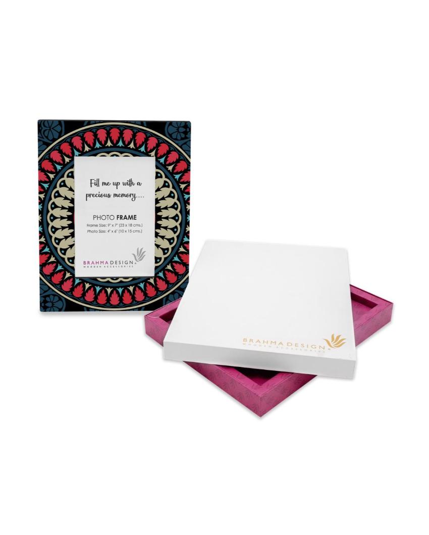 Timeless Mandala Design Multicolor Photo Frame | 9 x 7 inches