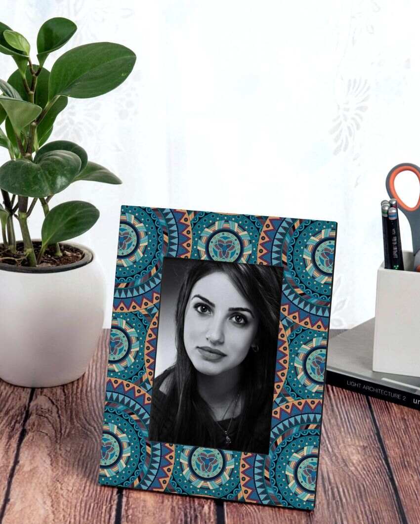 Sophisticated Mandala Design Multicolor Photo Frame | 9 x 7 inches