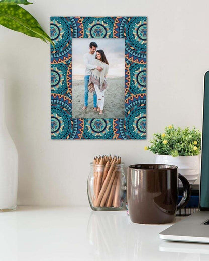 Sophisticated Mandala Design Multicolor Photo Frame | 9 x 7 inches