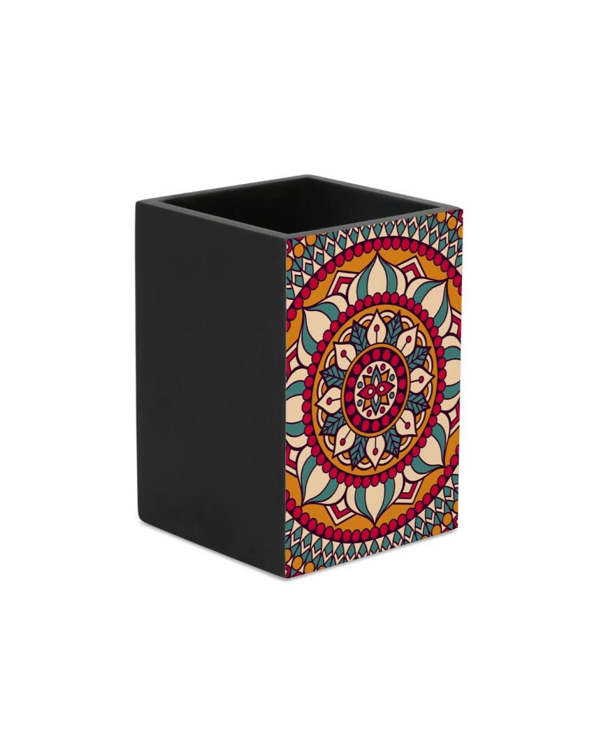 Timeless Mandala Design Multicolor Pen Holder | 3 x 4 inches