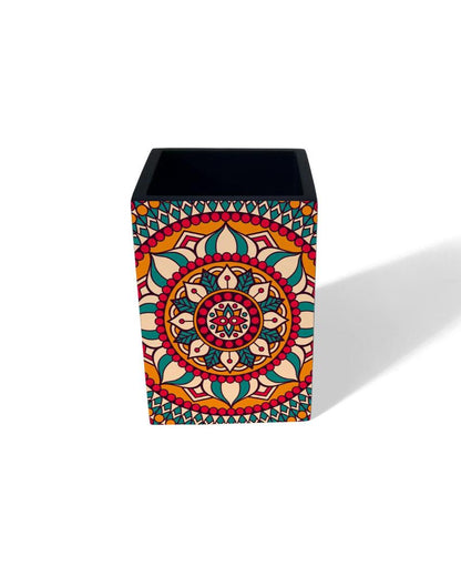 Timeless Mandala Design Multicolor Pen Holder | 3 x 4 inches