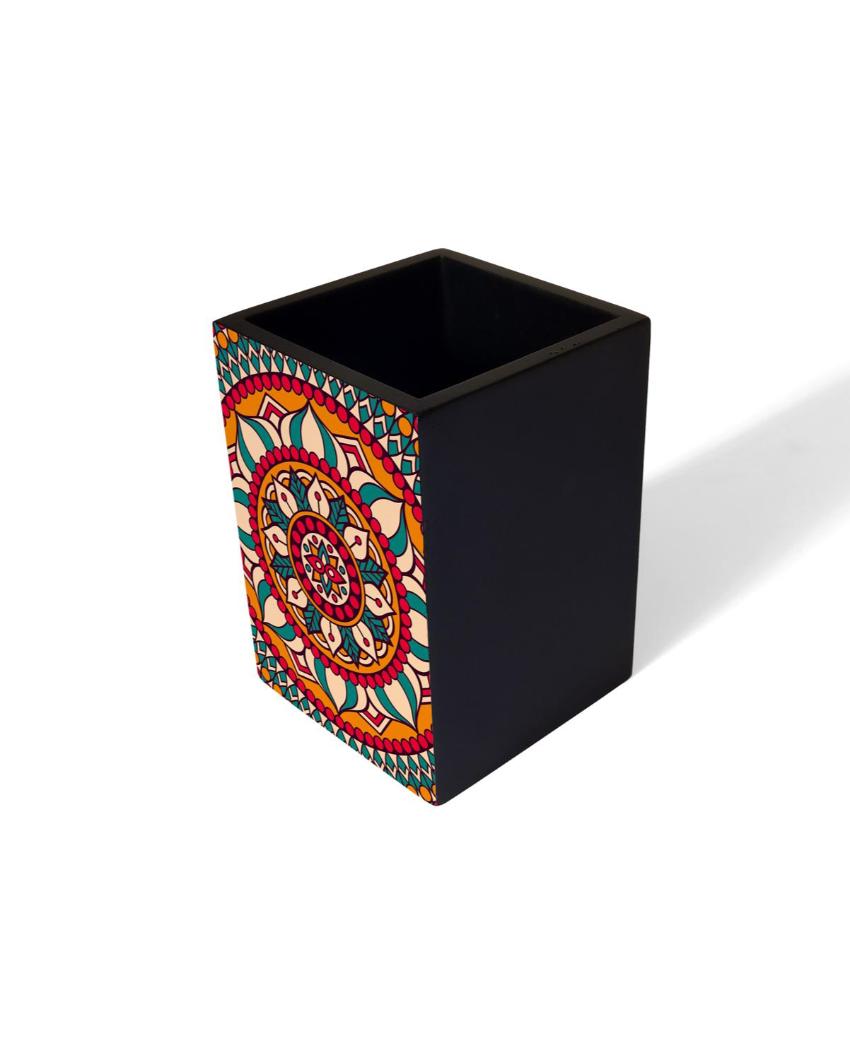 Timeless Mandala Design Multicolor Pen Holder | 3 x 4 inches