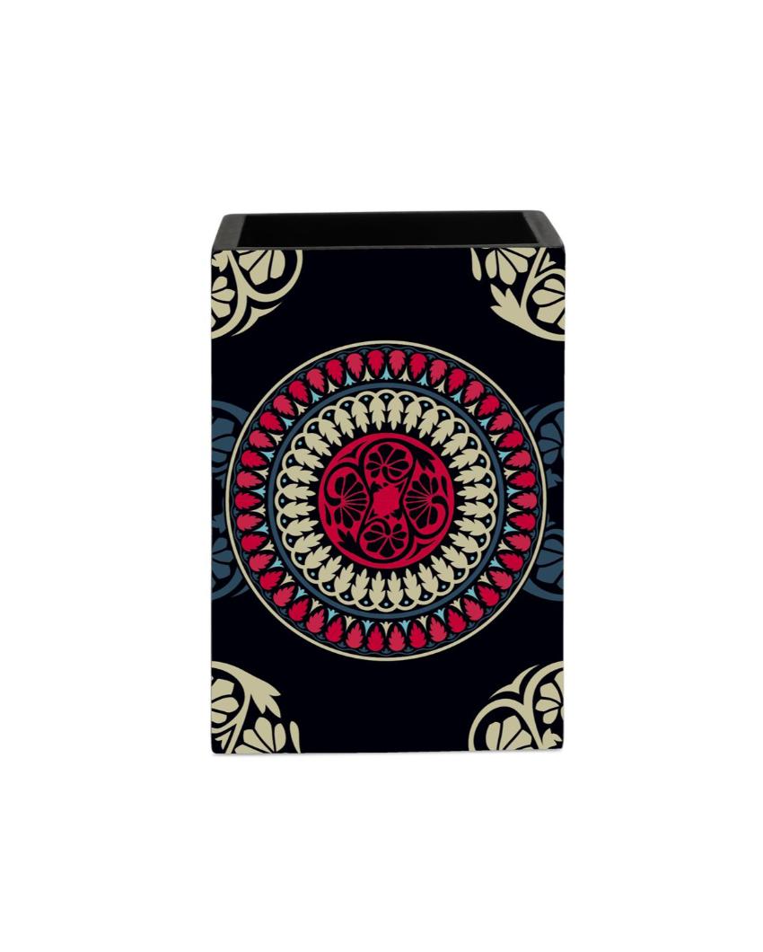 Classic Mandala Design Multicolor Pen Holder | 3 x 4 inches