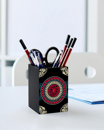 Classic Mandala Design Multicolor Pen Holder | 3 x 4 inches