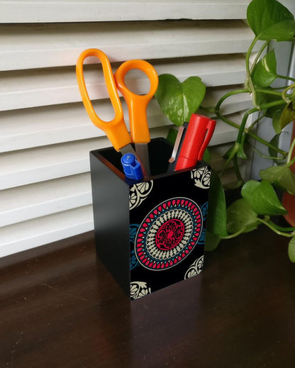 Classic Mandala Design Multicolor Pen Holder | 3 x 4 inches