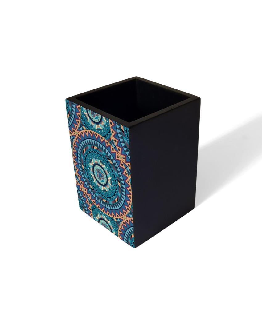 Sophisticated Mandala Design Multicolor Pen Holder | 3 x 4 inches