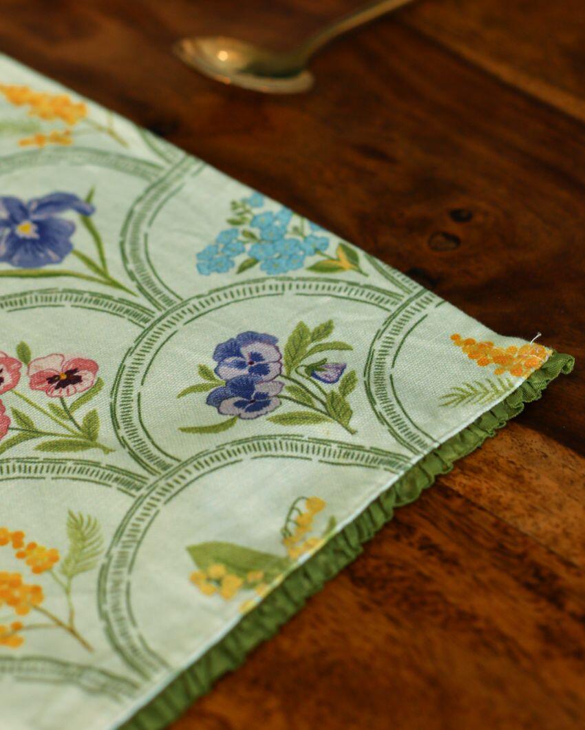 Beautiful Phool Cotton Printed Placemats | 13 x 19 inches