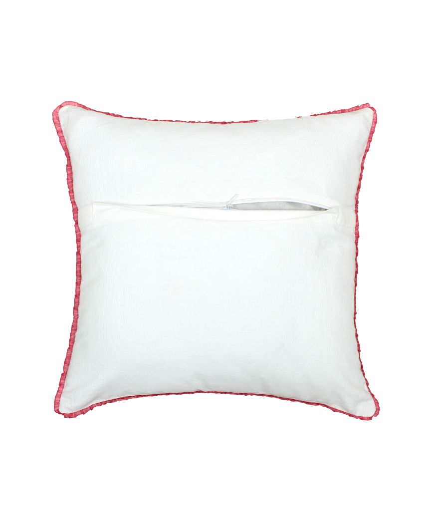 Phool Printed Cotton Cushion Covers | 16 x 16 inches