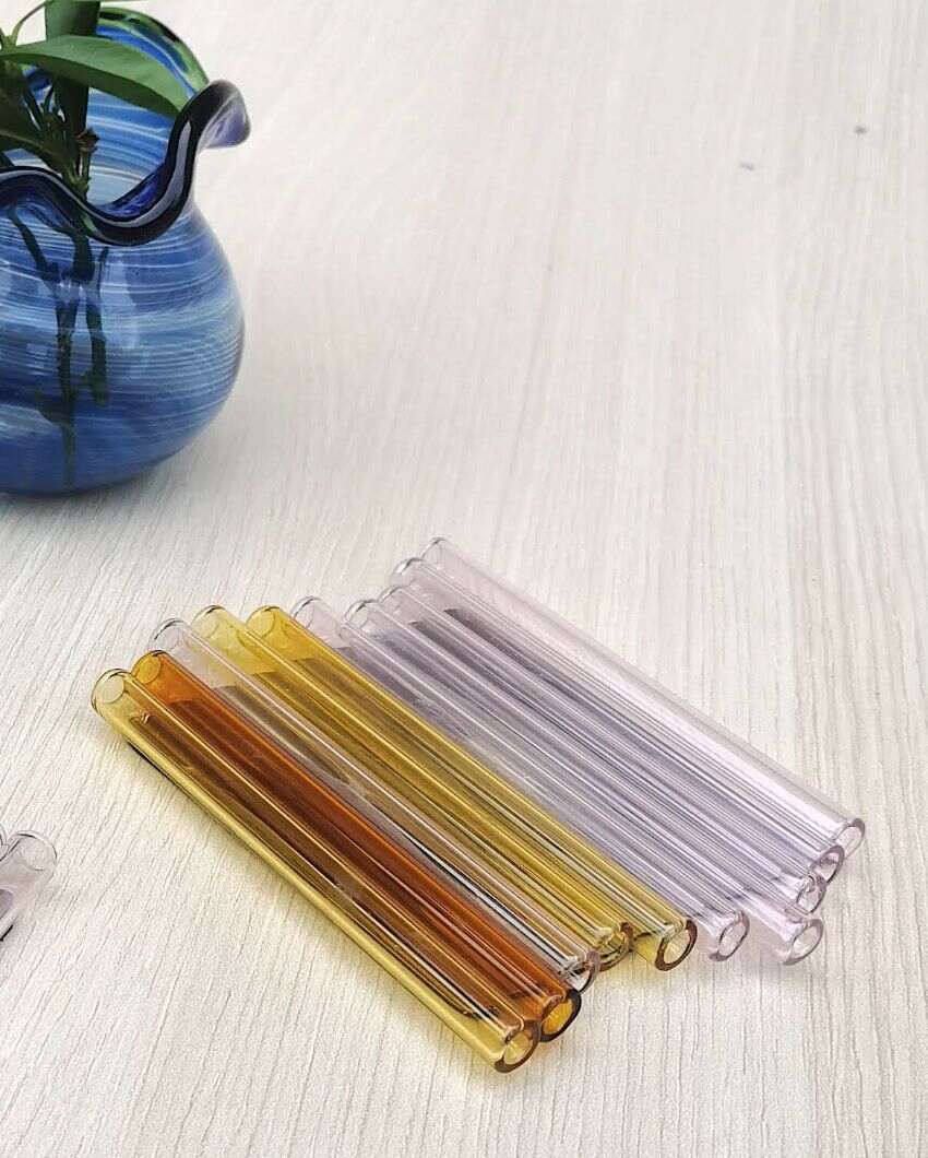 Unique Design Handblown Glass Flute Style Coaster